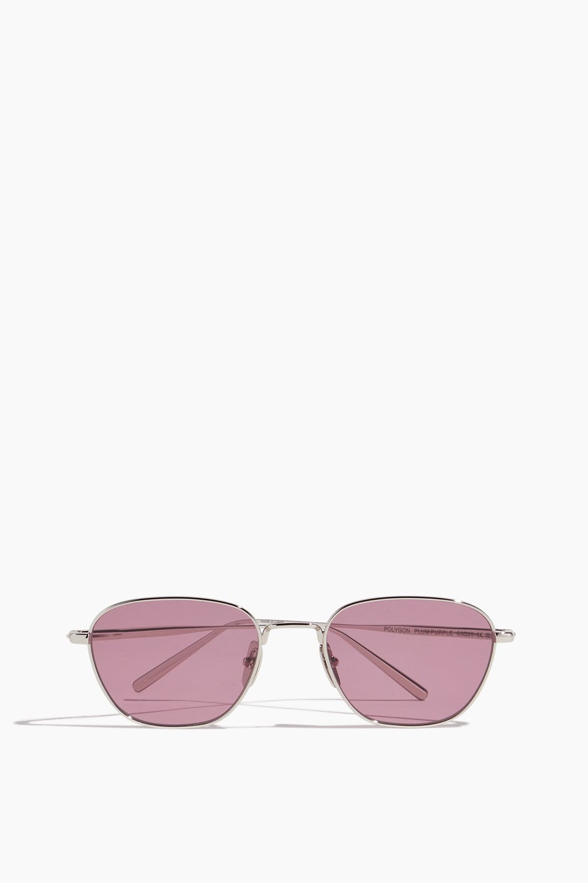 Chimi Sunglasses Sunglasses in Polygon Silver/Plum Purple