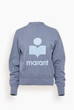 Moby Sweatshirt in Greyish Blue