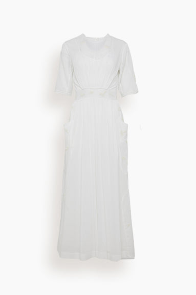 Diana Dress in Natural White
