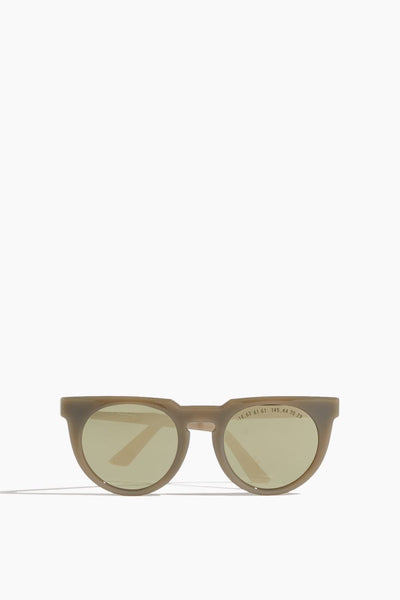 Type 05 Round Sunglasses in Warm Grey/Mirror Silver