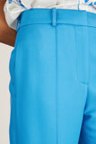 Adam Lippes Pants Deepa Pant in Cerulean