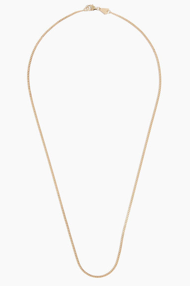 Adina Reyter Necklaces 18" Finished Small Curb Chain in 14k Yellow Gold
