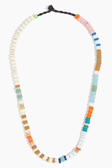 Adina Reyter Necklaces Bead Party Full Enamel Boardwalk Necklace in 14k Yellow Gold/Sterling Silver