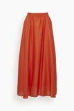 Mark Kenly Domino Tan Skirts Nausica Double Layer Skirt in Orange