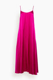 Heavy Silk Satin Slip Dress in Orchidea