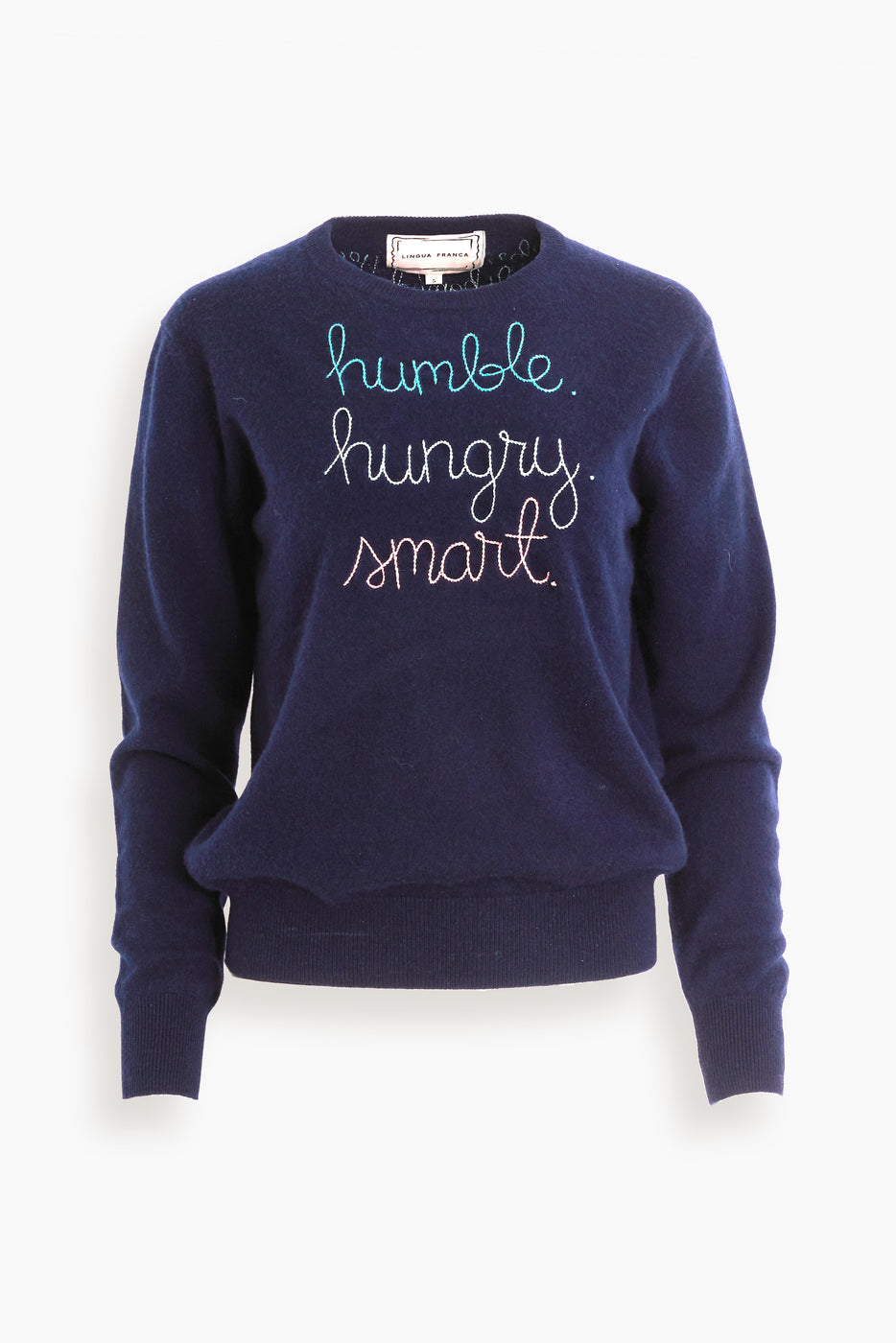 Humble. Hungry. Smart. Crewneck in Navy