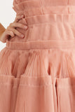 Aje Dresses Jacinto Pleated Mini Dress in Nude Pink Aje Jacinto Pleated Mini Dress in Nude Pink