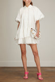 Aje Dresses Ambience Smock Mini Dress in Ivory Aje Ambience Smock Mini Dress in Ivory