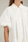 Aje Dresses Ambience Smock Mini Dress in Ivory Aje Ambience Smock Mini Dress in Ivory