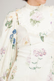Alemais Dresses Jules Floral Mini Dress in Antique
