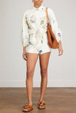 Alemais Tops Jules Floral Shirt in Antique Alemais Jules Floral Shirt in Antique