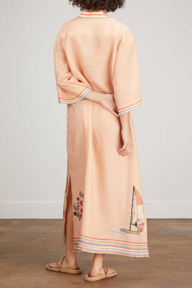 Alemais Dresses Marina Pool Dress in Dusty Pink Alemais Marina Pool Dress in Dusty Pink