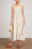 Alemais Dresses Wanda Midi Sundress in Ivory Alemais Wanda Midi Sundress in Ivory