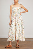 Alemais Dresses Wanda Midi Sundress in Ivory Alemais Wanda Midi Sundress in Ivory
