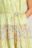 Alemais Dresses Daisy Spliced Midi Dress in Multi