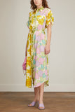 Hampden Clothing Casual Dresses Elora Patchwork Shirtdress in Multi Alemais Elora Patchwork Shirtdress in Multi
