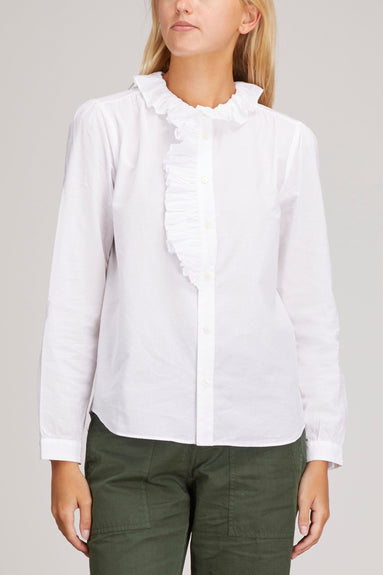 Alex Mill Tops Lille Shirt in Drapey Cotton White