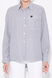 Alex Mill Clothing Oversized Stripe Shirt in Navy Alex Mill Oversized Stripe Shirt in Navy