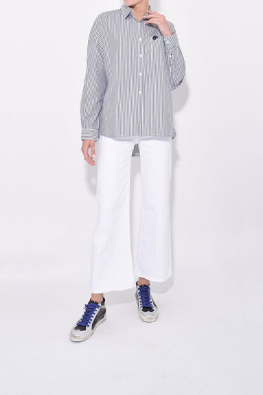 Alex Mill Clothing Oversized Stripe Shirt in Navy Alex Mill Oversized Stripe Shirt in Navy