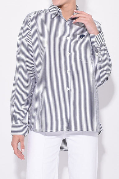 Alex Mill Clothing Oversized Stripe Shirt in Navy Alex Mill Oversized Stripe Shirt in Navy