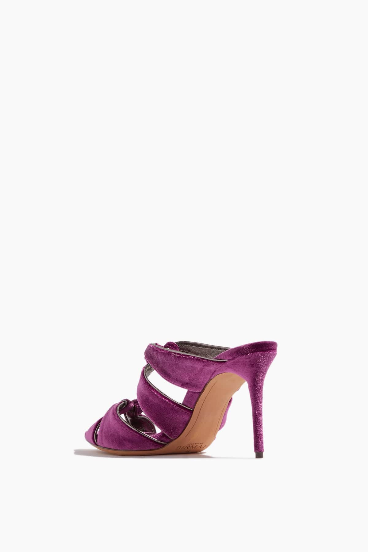 Alexandre Birman Sandals Dominique Sandal in Fig/Grafite Alexandre Birman Dominique Sandal in Fig/Grafite