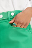 Aliita Rings Deco Maxi Baguette Enamel Ring in Sage Green Aliita Deco Maxi Baguette Enamel Ring in Sage Green