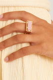 Aliita Rings Diaspro Ring in Pink Opal