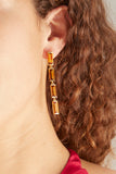 Aliita Earrings Yellow Gold Deco Maxi Baguette Earrings in Citrine Aliita Yellow Gold Deco Maxi Baguette Earrings in Citrine