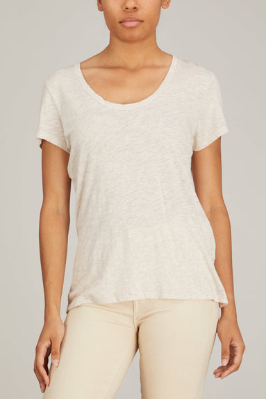 American Vintage Tops Jacksonville Shirt in Creme Chine