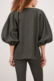 Ann Mashburn Tops Elora Top in Dark Olive Ann Mashburn Elora Top in Dark Olive