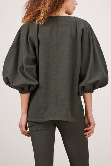 Ann Mashburn Tops Elora Top in Dark Olive Ann Mashburn Elora Top in Dark Olive
