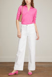 Ann Mashburn Sweaters Half Sleeve Georgina Sweater in Dragon Fruit