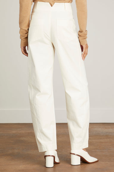 Apiece Apart Pants Meridian Pant in Cream