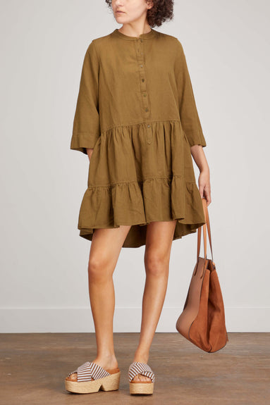 Apiece Apart Dresses Maurino Drop Waist Mini Dress in Olive Apiece Apart Maurino Drop Waist Mini Dress in Olive