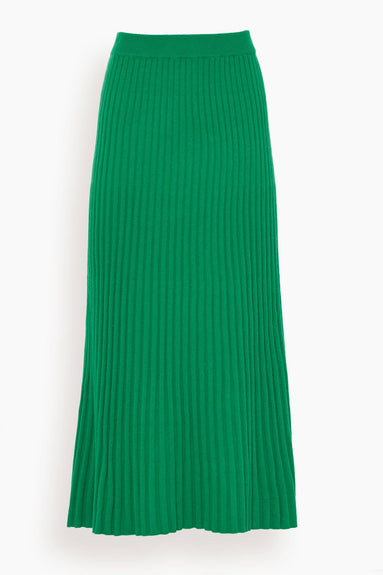 Arch 4 Skirts Raelyn Flat Ribbed Knit Skirt in Jolly Green