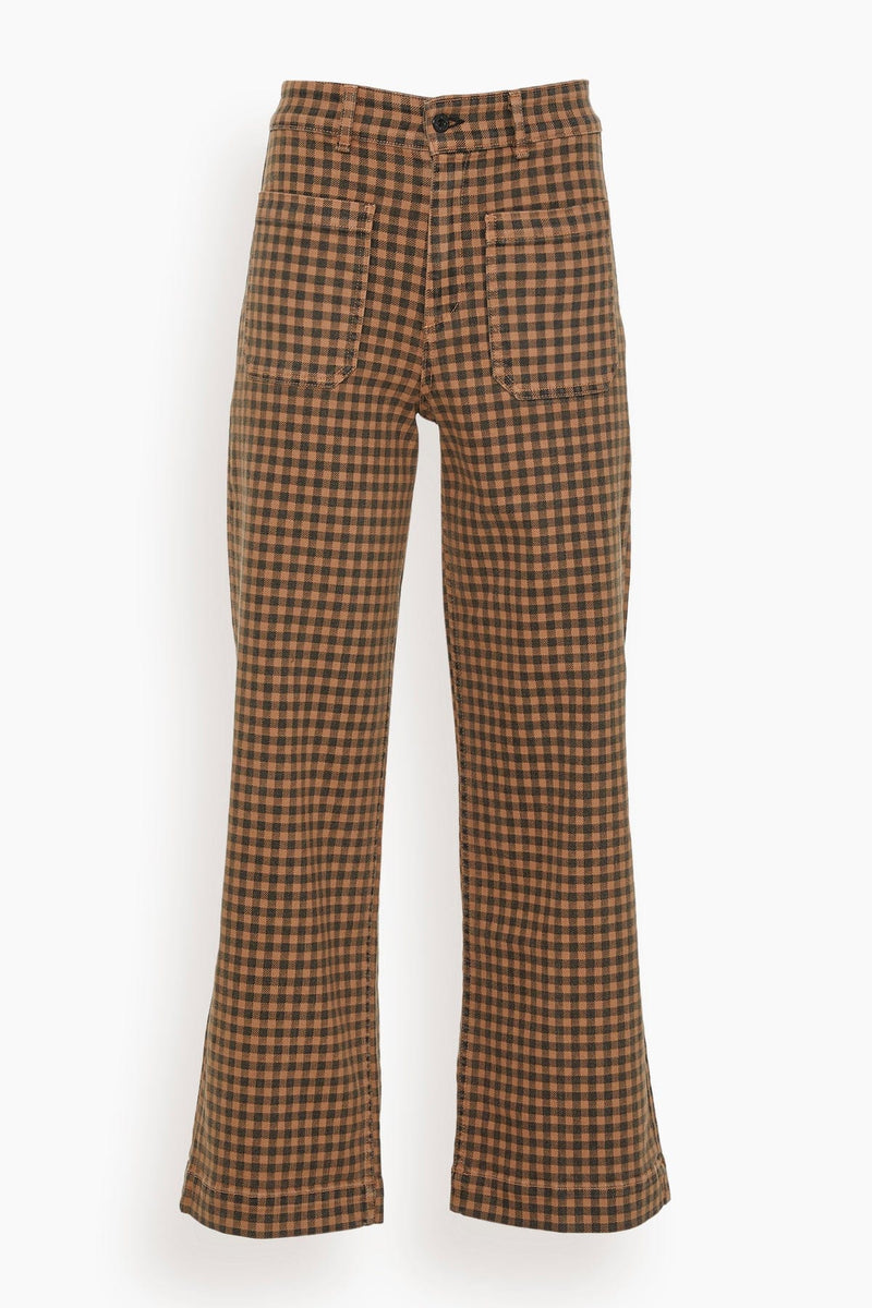 Sailor Pant in Camel Plaid – Hampden Clothing