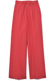 Aspesi Clothing Wide Leg Cropped Pant in Red