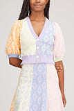 Autumn Adeigbo Tops Aretta Cardigan in Multi Color