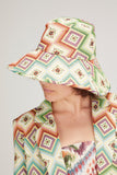 Autumn Adeigbo Hats Wide Brim Bucket Hat in Floral Print Autumn Adeigbo Wide Brim Bucket Hat in Floral Print