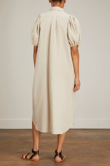 AVN Dresses Tulip Dress in Beige