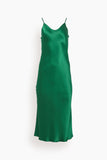 Sablyn Dresses Taylor Midi Silk Dress in Rainforest