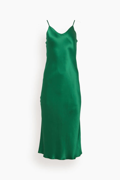 Sablyn Dresses Taylor Midi Silk Dress in Rainforest