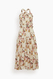 Esme Smocked Apron Dress in Cream