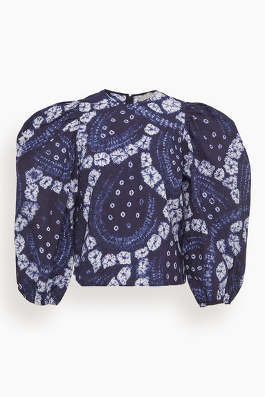 Eliza Blouse in Indigo