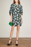 Baum Und Pferdgarten Dresses Althea Dress in Black Blue Flower