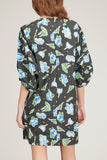 Baum Und Pferdgarten Dresses Althea Dress in Black Blue Flower