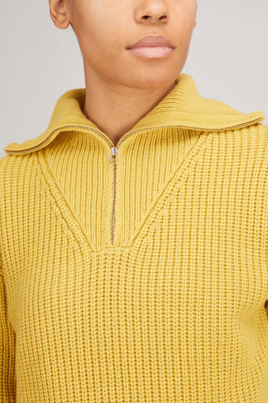 Baum Und Pferdgarten Sweaters Chizu Sweater in Raffia Yellow Baum Und Pferdgarten Chizu Sweater in Raffia Yellow