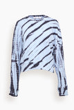 Hampden x Proenza Schouler Sweatshirt in Periwinkle Tie Dye