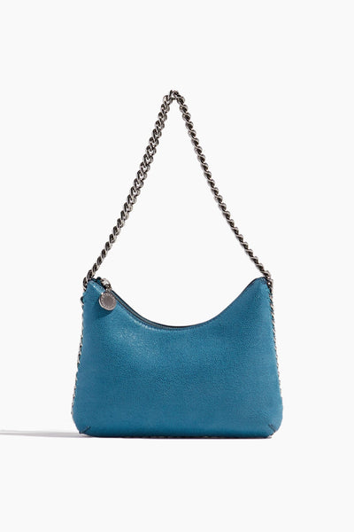 Falabella Mini Zip Shoulder Bag in Peacock