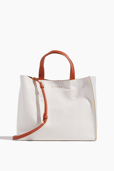 Museo Soft EW Small Tote Bag in Lily White/Cloud/Dust Apricot